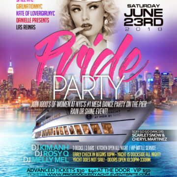6/23/2018 |The Pride Docked Yacht  Party -Pier Pressure NYC #19