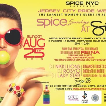 Sunday Aug 25 | Jersey City Pride Women’s Event @Six26